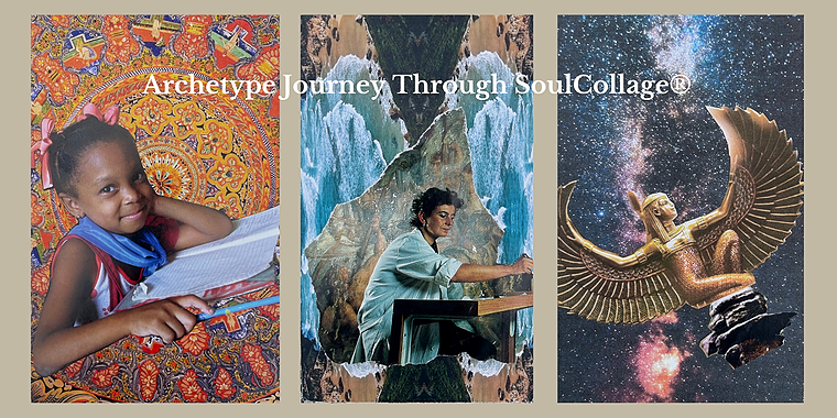 Archetype Journey Through Soul Collage